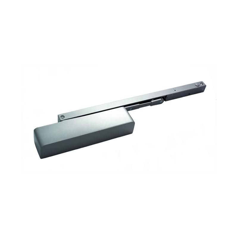 Briton 1130B.TE EN2-4 Electromagnetic Hold Open Door Closer - Silver (B)