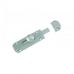 Surface Fix Slide Bolt - 102mm satin chrome