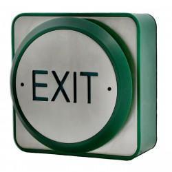 Large All Active Exit Button - Stainless Steel