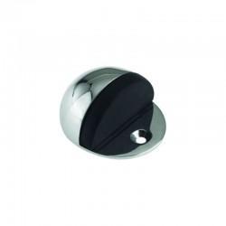 Oval Shielded Door Stop Polished Chrome