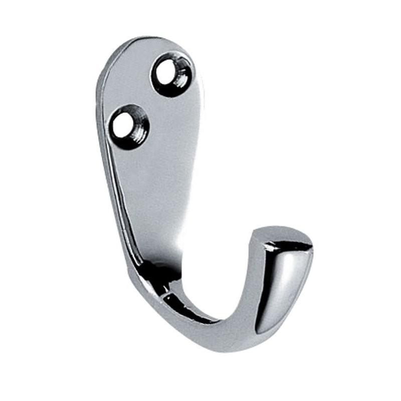 TRADITIONAL FRONT FIXING HOOK POLISHED BRASS – Handles Inc.