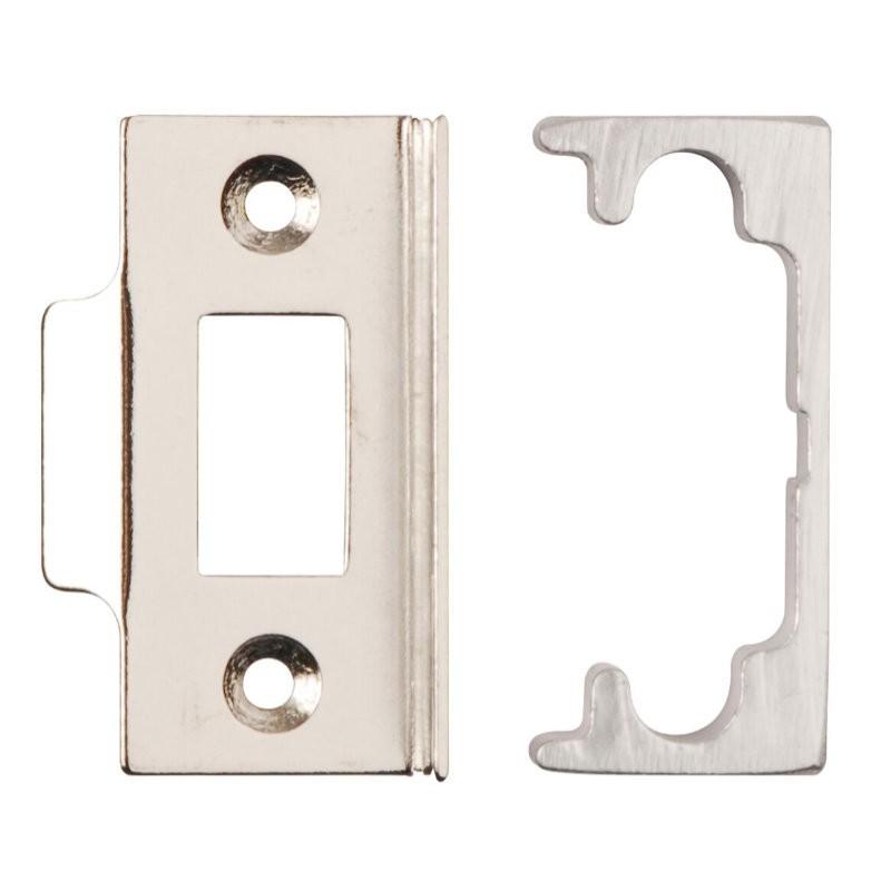 13mm Rebate Set To Suit Tubular Latch Satin Chrome