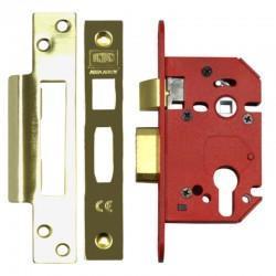 UNION 22EU StrongBOLT Euro Profile Sashlock Case - Brass