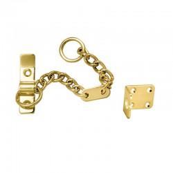 102mm Brass Plate Door Security Chain