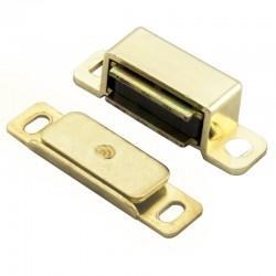 FTD840 Magnetic Door Catch - Brass Plate