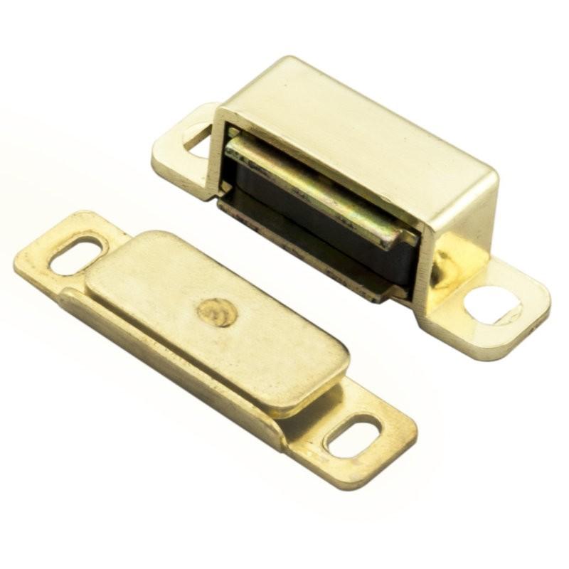 FTD840 Magnetic Door Catch - Brass Plate FTD840 Magnetic Door Catch - Brass Plate