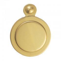 M42 Covered Key Escutcheon - Polished Brass