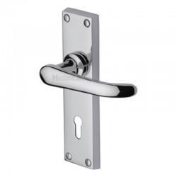 V700 Victorian Lever Lock Furniture - Polished Chrome