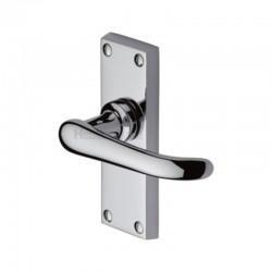 V710 Victorian Lever Latch Furniture - Polished Chrome