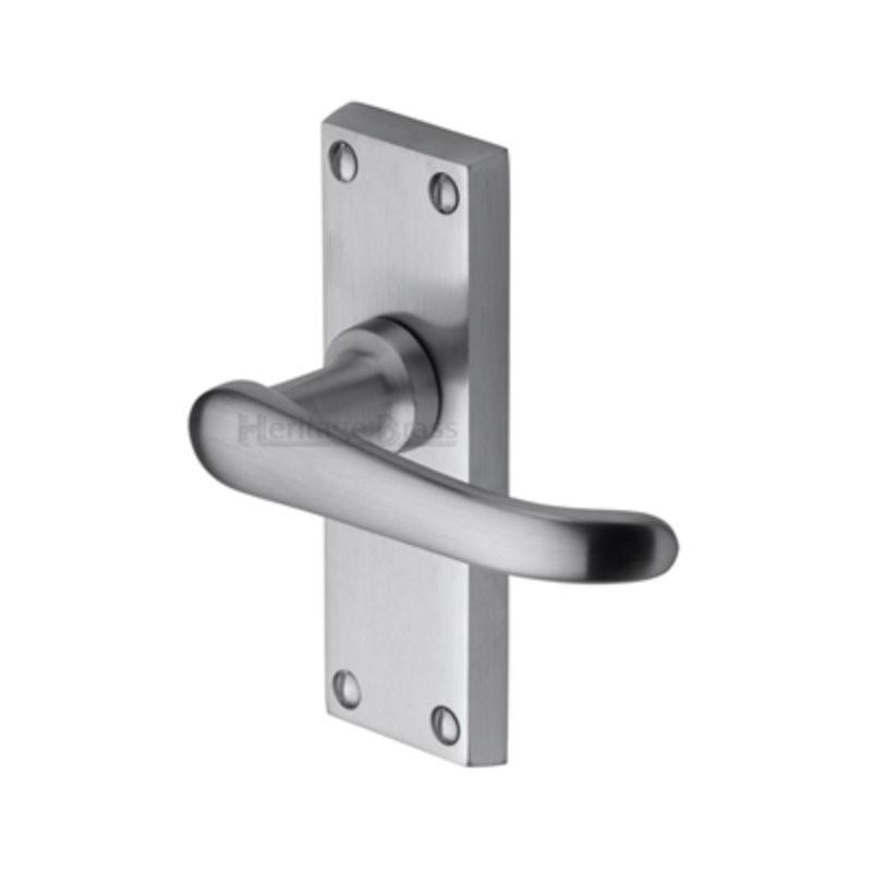 V710 Victorian Lever Latch Furniture - Satin Chrome