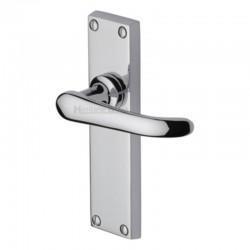 V713 Victorian Lever Latch Furniture - Polished Chrome