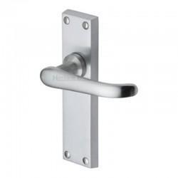 V713 Victorian Lever Latch Furniture - Satin Chrome