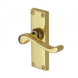 V800 Bedford Lever Latch Furniture - Brass