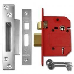 UNION 2200 StrongBOLT 5 Lever Sashlock - 76mm Chrome