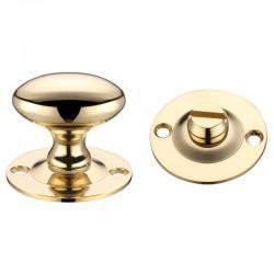 FB41 Bathroom Turn & Release - Polished Brass