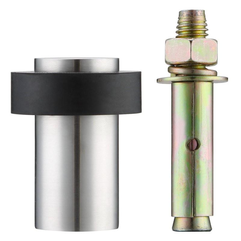 Zoo 5 X 1 X Door Stop 41mm In Satin Stainless Steel For Floor Mounting ZAS85 | UK