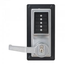 DORMAKABA Simplex LP1000 Panic Access Digital Lock with key override - Satin Chrome