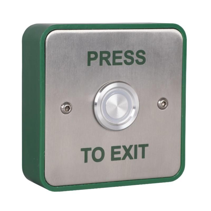 Press To Exit with Illuminated Button