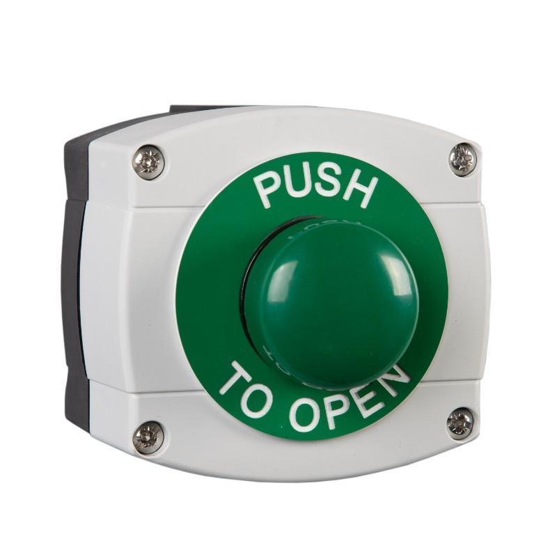 IP66 Rated Weatherproof Press To Open Large Green Exit Button