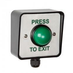 IP66 Rated Weatherproof Stainless Steel Press To Exit Button