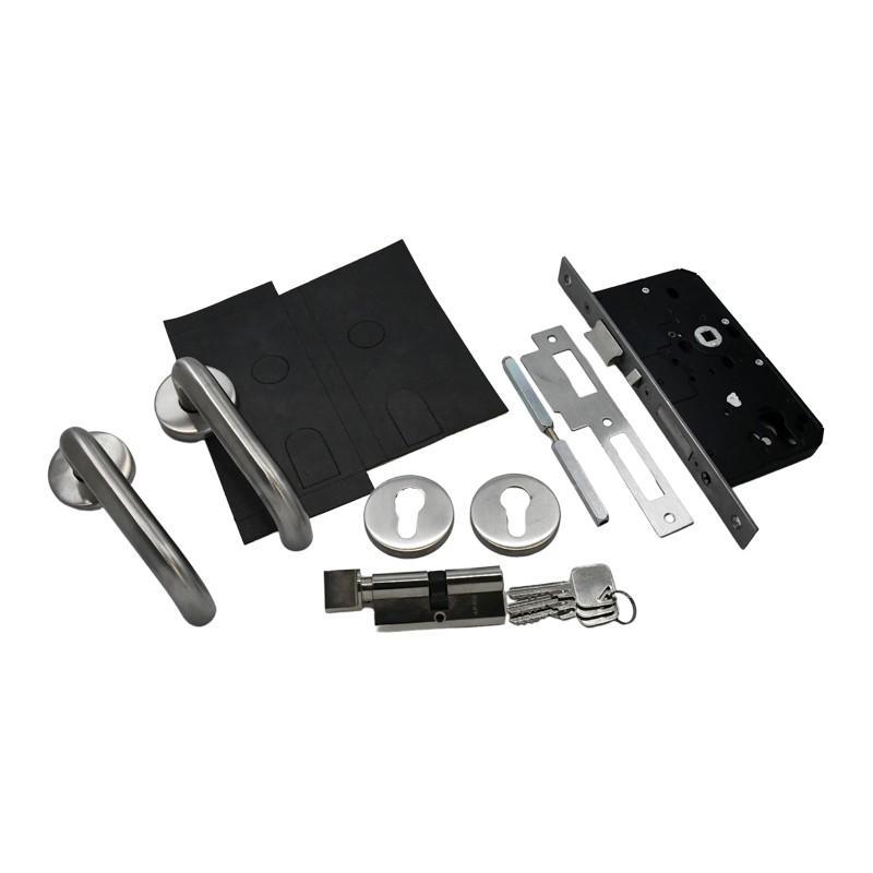 Fire Rated Door Lock and Door Handle Set - Escape Lock Kit