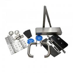 Fire Door Ironmongery Kit for Office/Classroom - Locking - High Specification