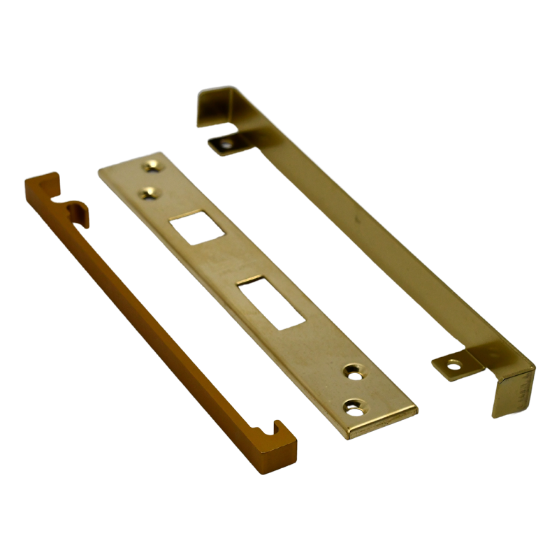 Union Rebate Kit to suit BS 5 Lever Sashlock Brass Image Union Rebate Kit to suit BS 5 Lever Sashlock Brass Image