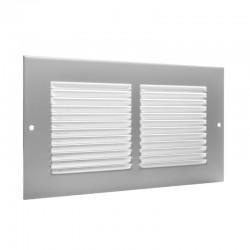 Silver Louvre Vent Face Plate to suit Intumescent Grille