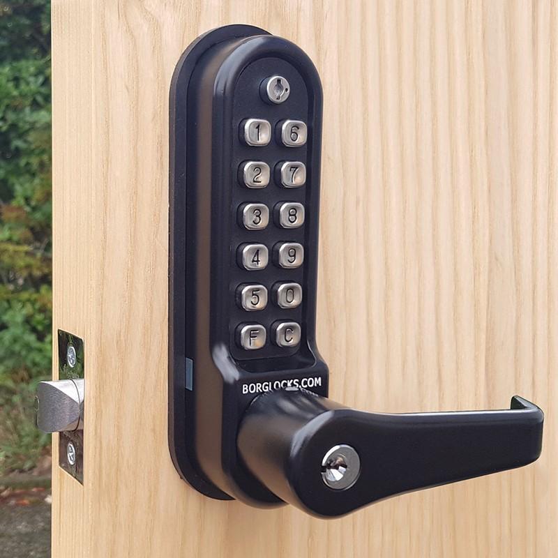 BL5701 ECP Easicode Pro Digital Lock Black On Door