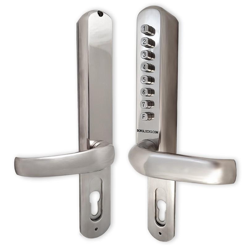 BORG BL6100 Digital Door Lock Front and Back