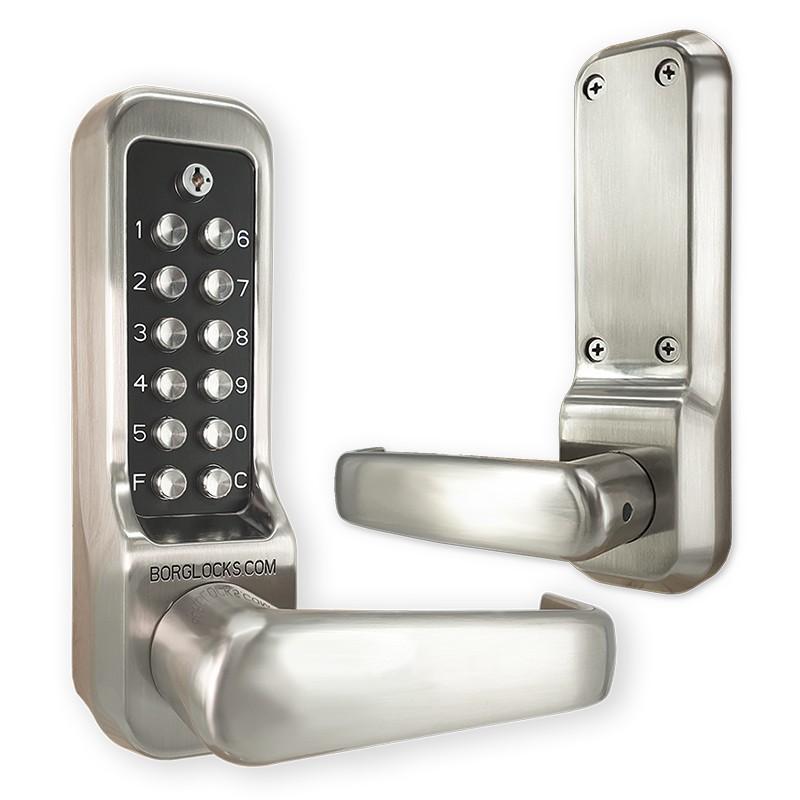 BORG BL7001 ECP Digital Door Lock SS Front and Back