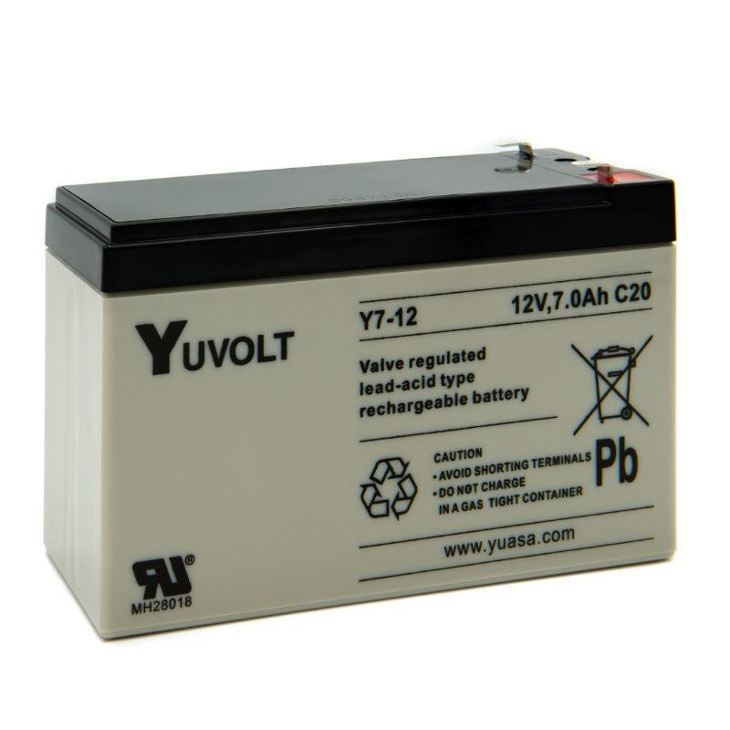 7a YUASA Battery 12V Rechargeable