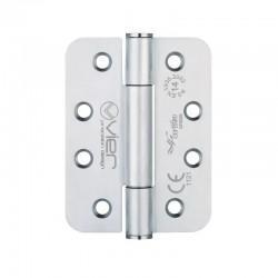 Stainless Steel Radiused Concealed Bearing Heavy Duty Hinge