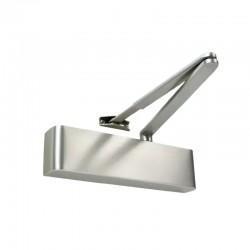 TS.9205 door closer with backcheck and delayed action - satin stainless