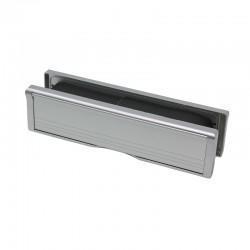 Satin Anodised Aluminium Intumescent Letterbox