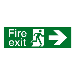 Fire exit sign