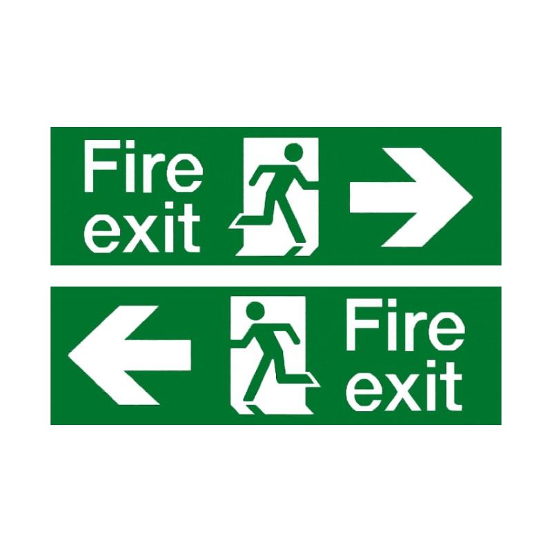 Fire exit sign