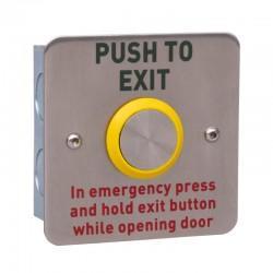 Self Resetting Emergency Exit Button