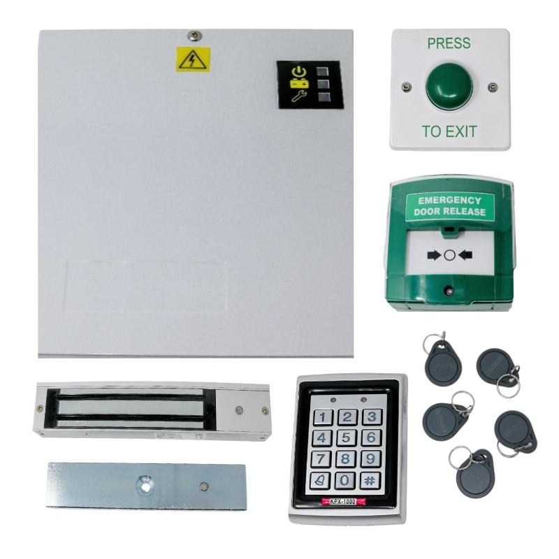 12v DC - Standalone Single Door Maglock Access Control Kit with Proximity Keypad