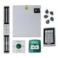 12v DC - Standalone Double Door Maglock Access Control Kit with Proximity Keypad