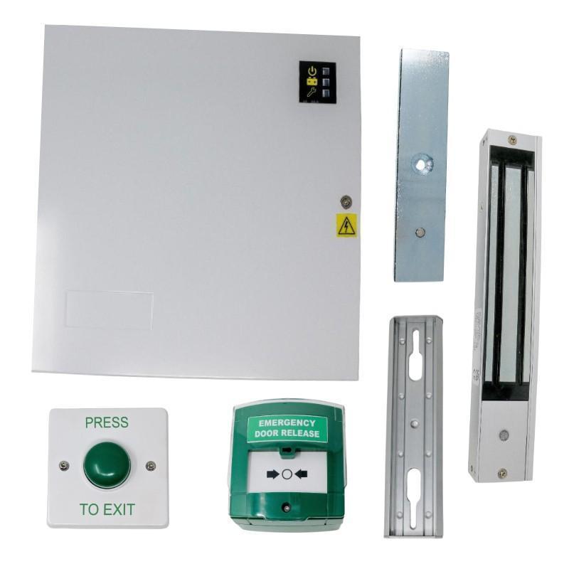 Fire Rated 24v DC - Standalone Single Door Maglock Access Control Kit