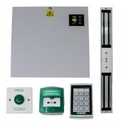 12v DC - Standalone Double Door Maglock Access Control Kit with Keypad