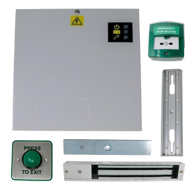 Fire Rated 12V DC High Specification Single Door Maglock Access Control Kit