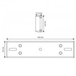 Dimensions For The Deedlock AEM20002 Maglock Armature Housing