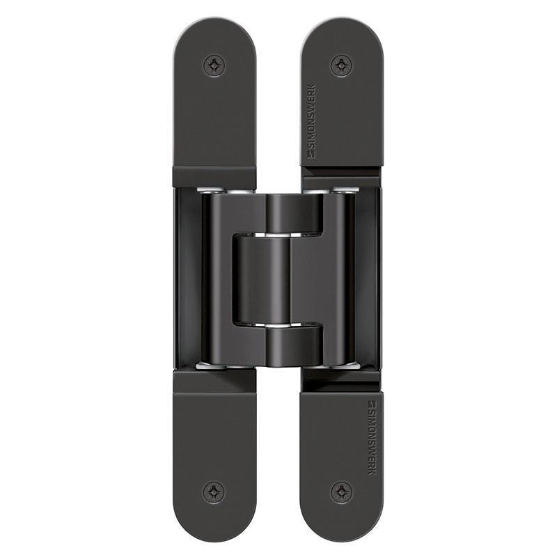 Fire Rated TECTUS TE540 3D-FR Concealed Hinges In Black