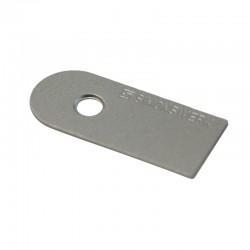 Tectus Finish Swatch - Satin Stainless SW126