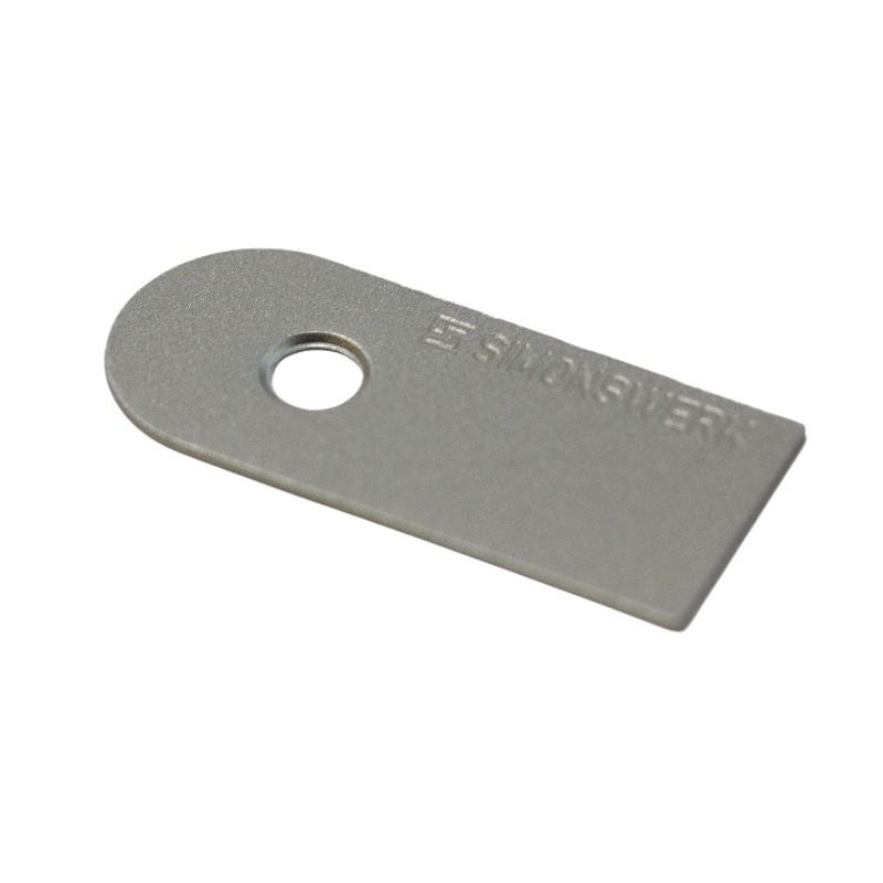 Simonswerk Finish Swatch - Satin stainless SW126 Simonswerk Finish Swatch - Satin stainless SW126