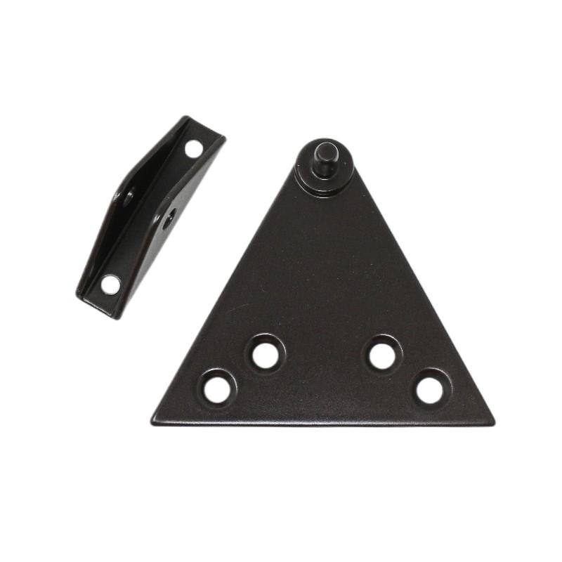 Fixings For The Boss TS7.004 Door Closer In The Dark Bronze Finish