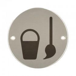 Satin Stainless Cleaner Sign