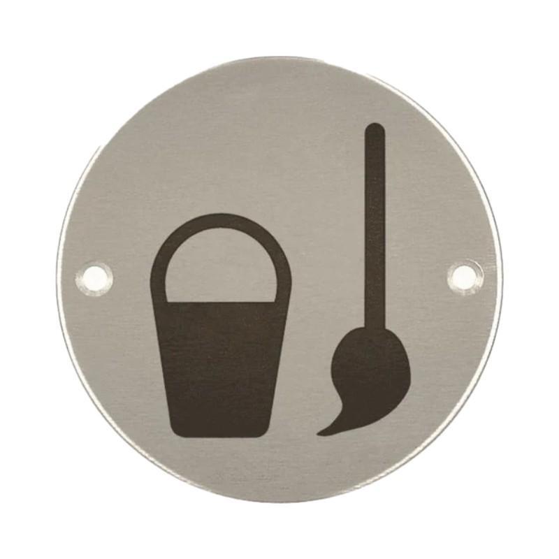 Satin Stainless Cleaner Sign Satin Stainless Cleaner Sign